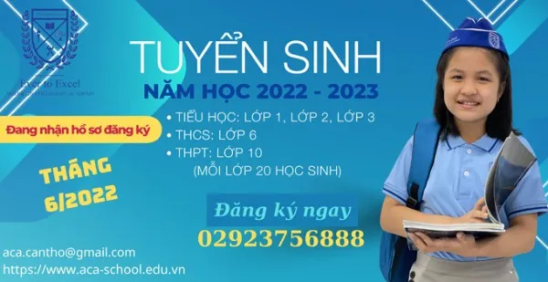 Thông báo tuyển sinh năm học 2022 - 2023, Từ bậc Tiểu học đến Trung học phổ thông