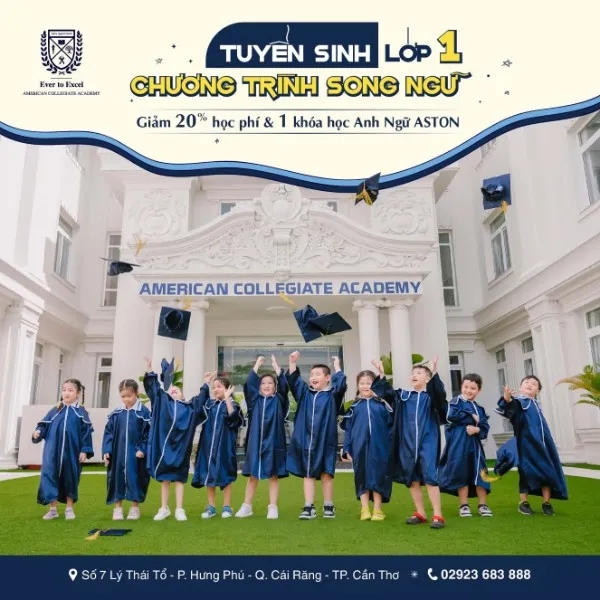 TUYỂN SINH LỚP 1 - CHƯƠNG TRÌNH SONG NGỮ QUỐC TẾ