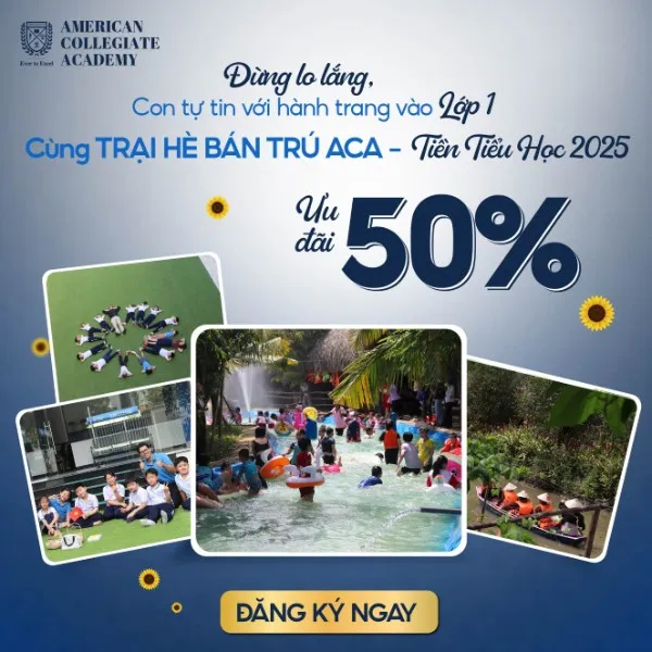 Bé đã sẵn sàng vào Lớp 1 chưa? Hãy chuẩn bị hành trang thật đầy đủ cùng ACA School trong mùa hè này